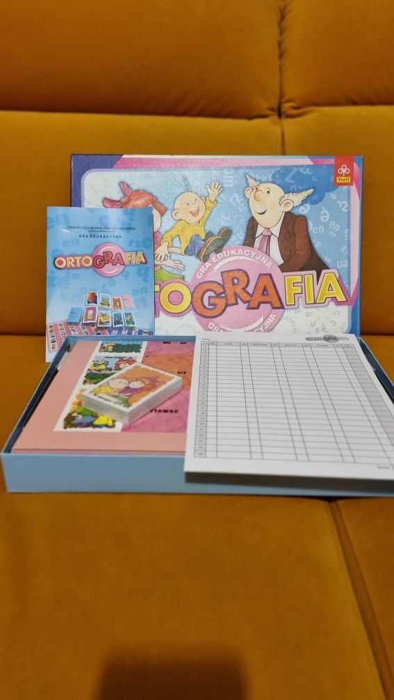 Gra edukacyjna Ortografia ! Nieużywana !