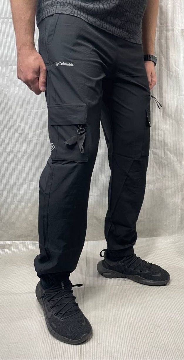 Мужские летние спортивные штаны Columbia черные и хаки