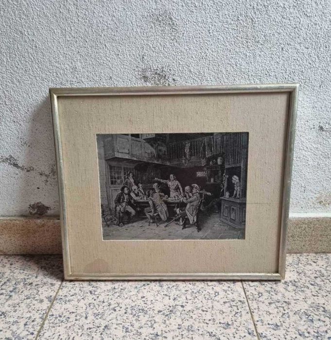 Quadro Antigo medidas nas fotos ver fotos
