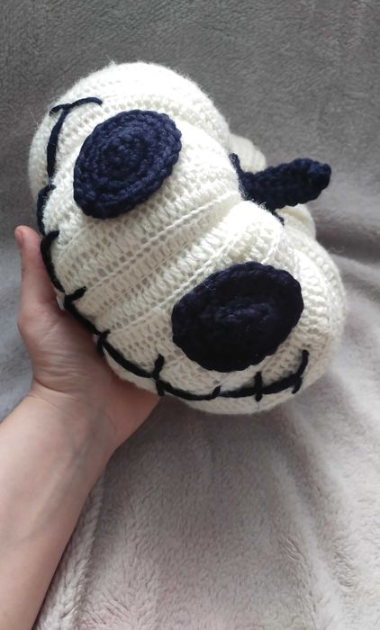 Dynia halloween ozdobna ręcznie robiona