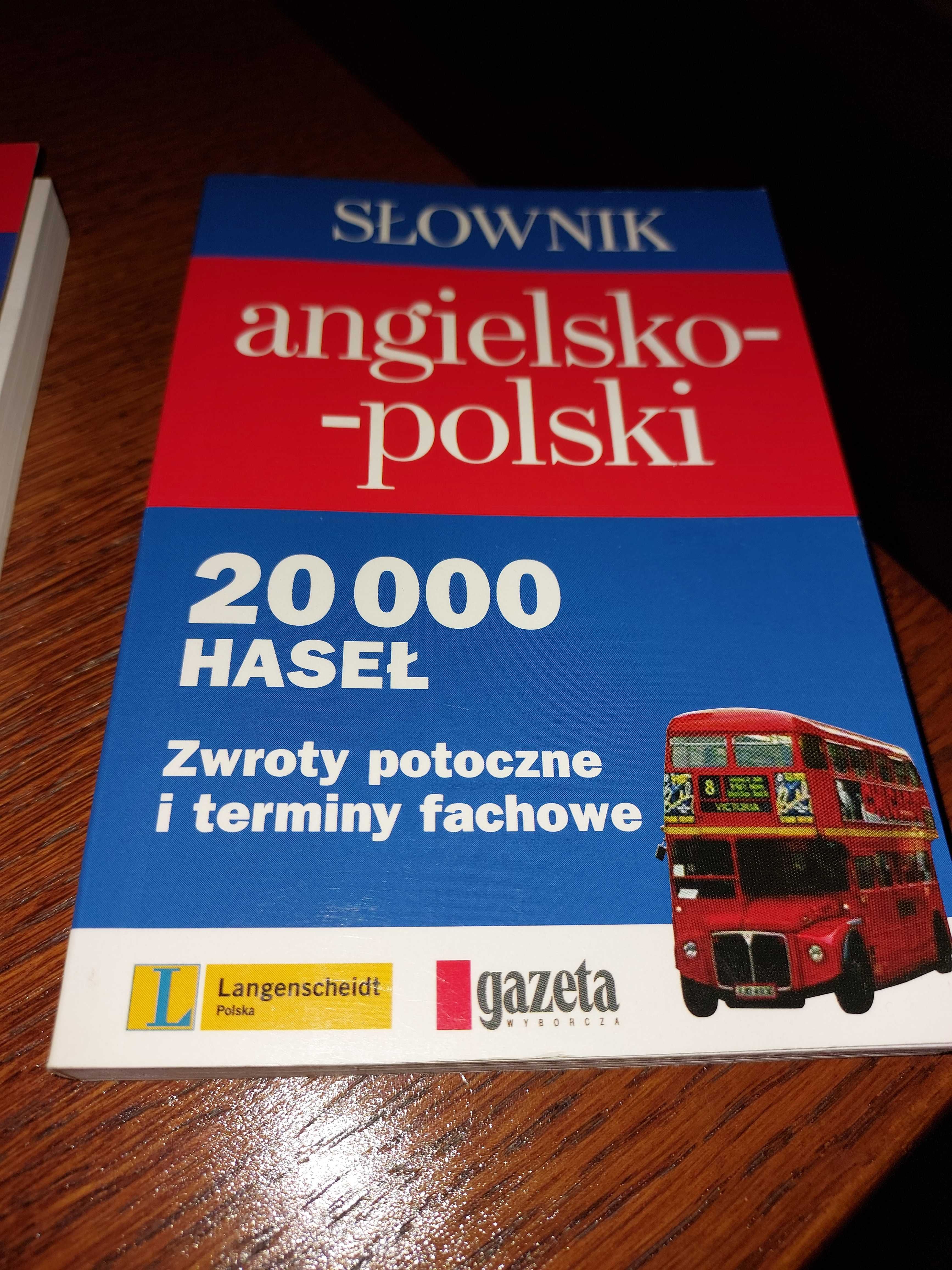 Podręczny słownik polsko angielski angielsko polski 2 tomy =13zł. NOWY