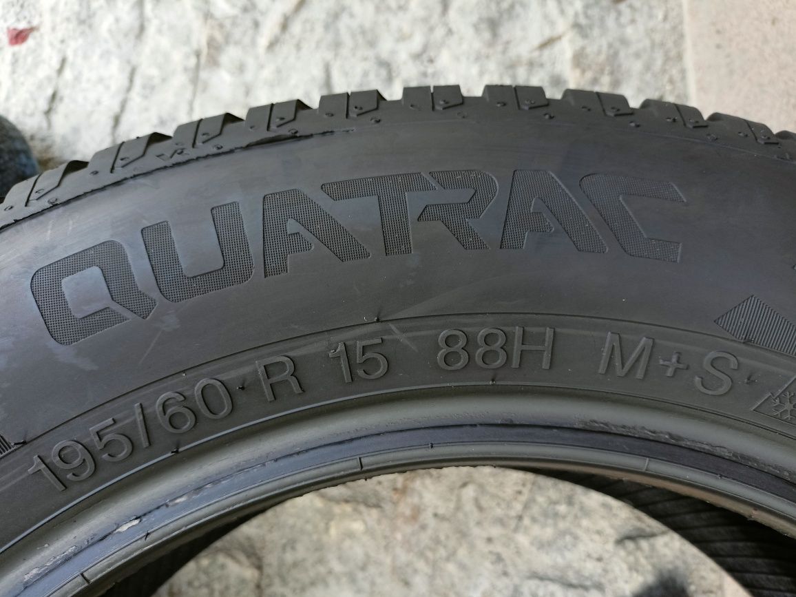 195/60 R15 Vredestein Quatrac 2023r.   7mm. Para 240zl