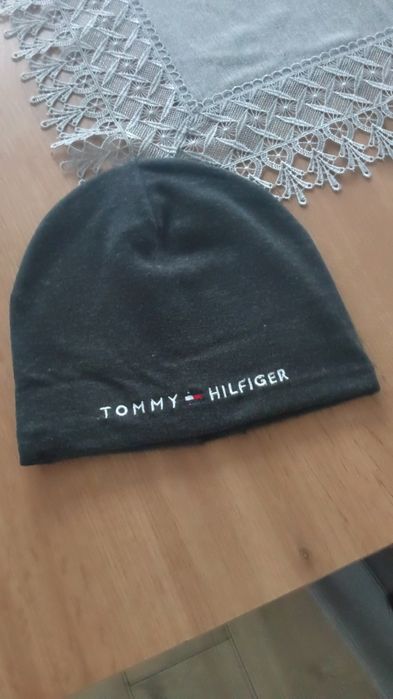 Czapka zimowa z polarem w środku kolor grafitowy