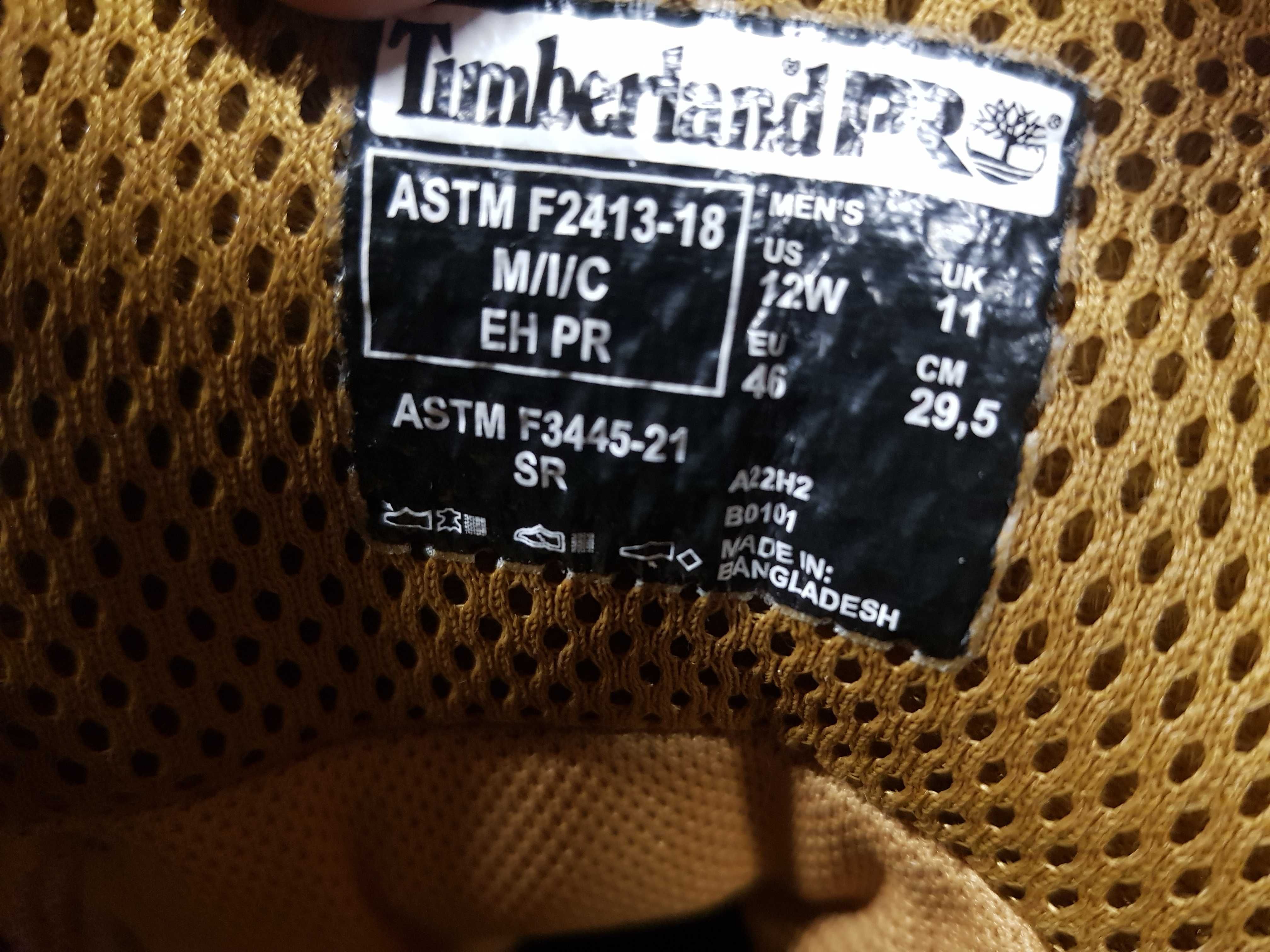 Buty robocze TIMBERLAND rozm 46 wkł 30,5 cm S3