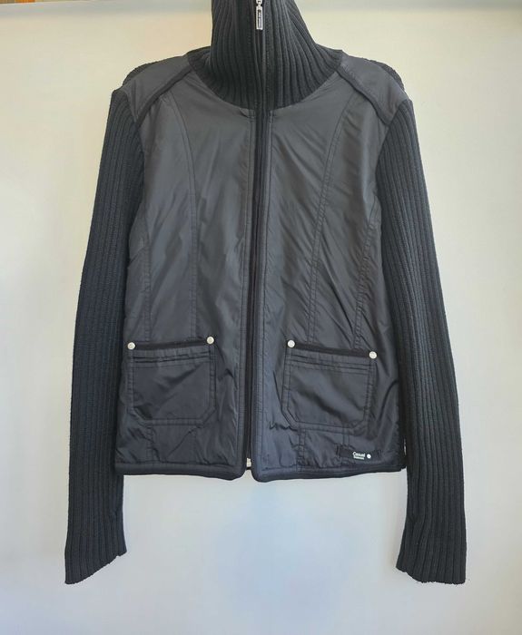 Теплая кофта на молнии кардиган  женский высокая горловина Street one