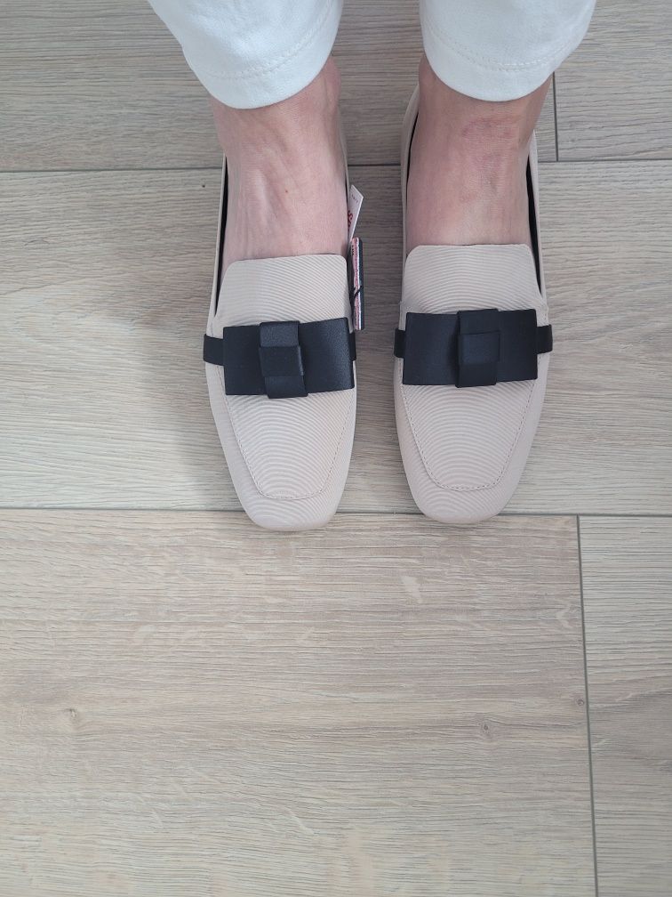 Nowe buty mokasyny damskie ZARA