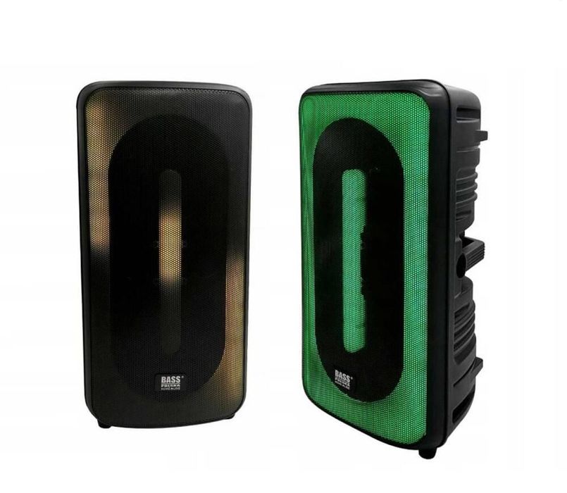 Хіт! Портативна колонка Bluetooth + мікрофон, пульт, підсвітка!Караоке