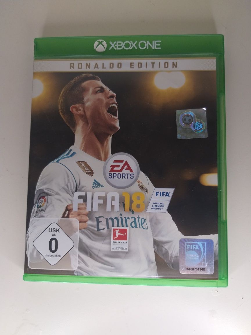 Gra Fifa 18 Edycja Ronaldo Xbox One fifa XOne FIFA pudełkowa piłkarska