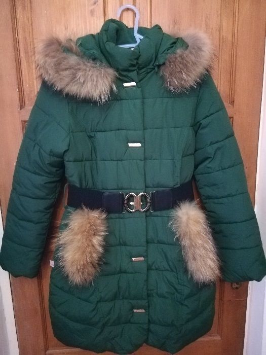 Зимнее пальто на девочку 11-12 лет