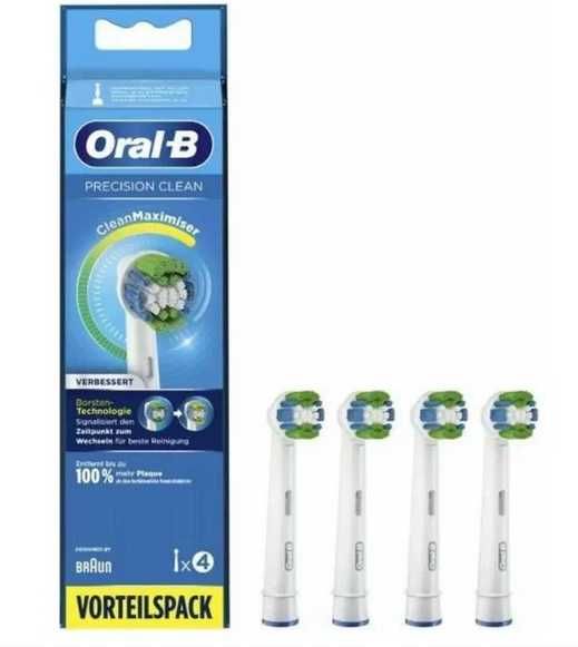 BRAUN 4 SZT końcówki do szczoteczki ORAL-B PRECISIONCLEAN Oryginalne
