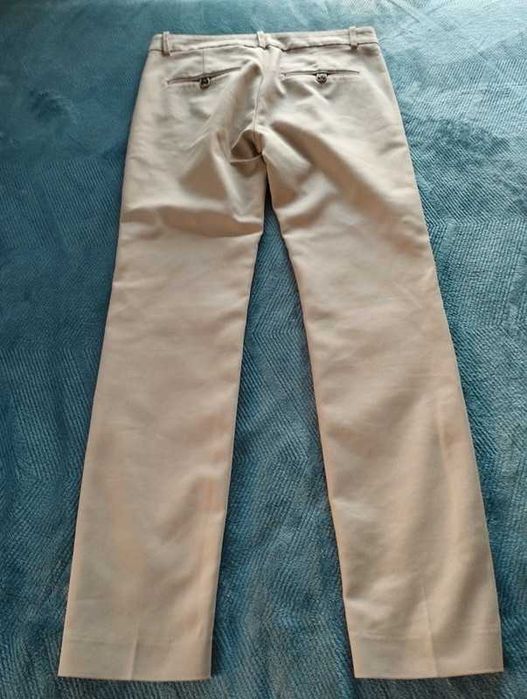 Beżowe spodnie (chinosy) Zara, rozm. 34(XS)