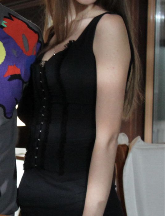 Продам корсет б/у чорний, розмір XS