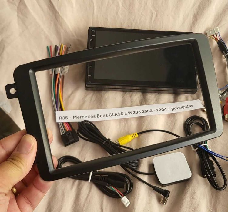 R35 Auto Rádios Mercedes Benz CLASS c W203 desde 2002 a 2004 7`android