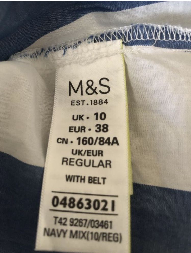 Хлопковое платье M&S Collection