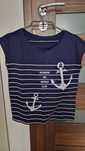 Bluzka # tshirt # pasy # kotwice