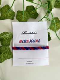 Bransoletka z muliny handmade bisexual lgbt+