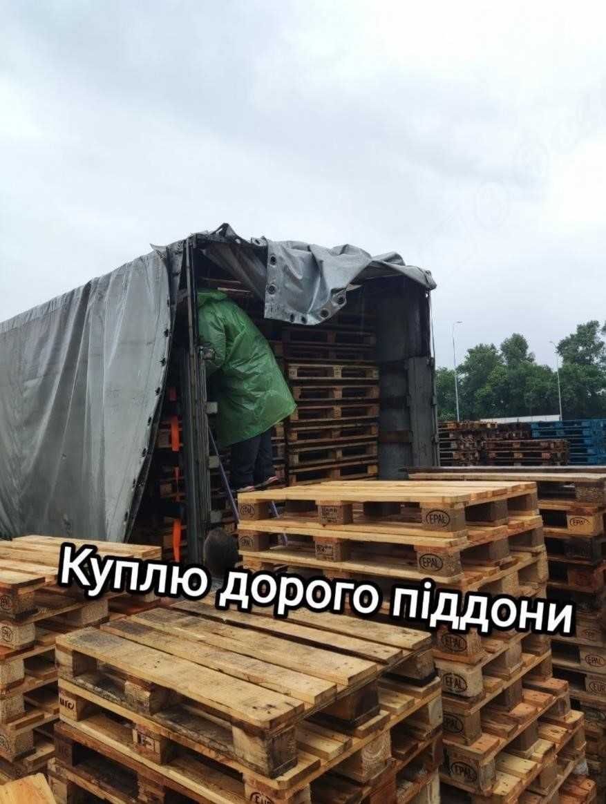 Приймаємо дерев'яні європіддони, поддоны, палети. за високими цінами!