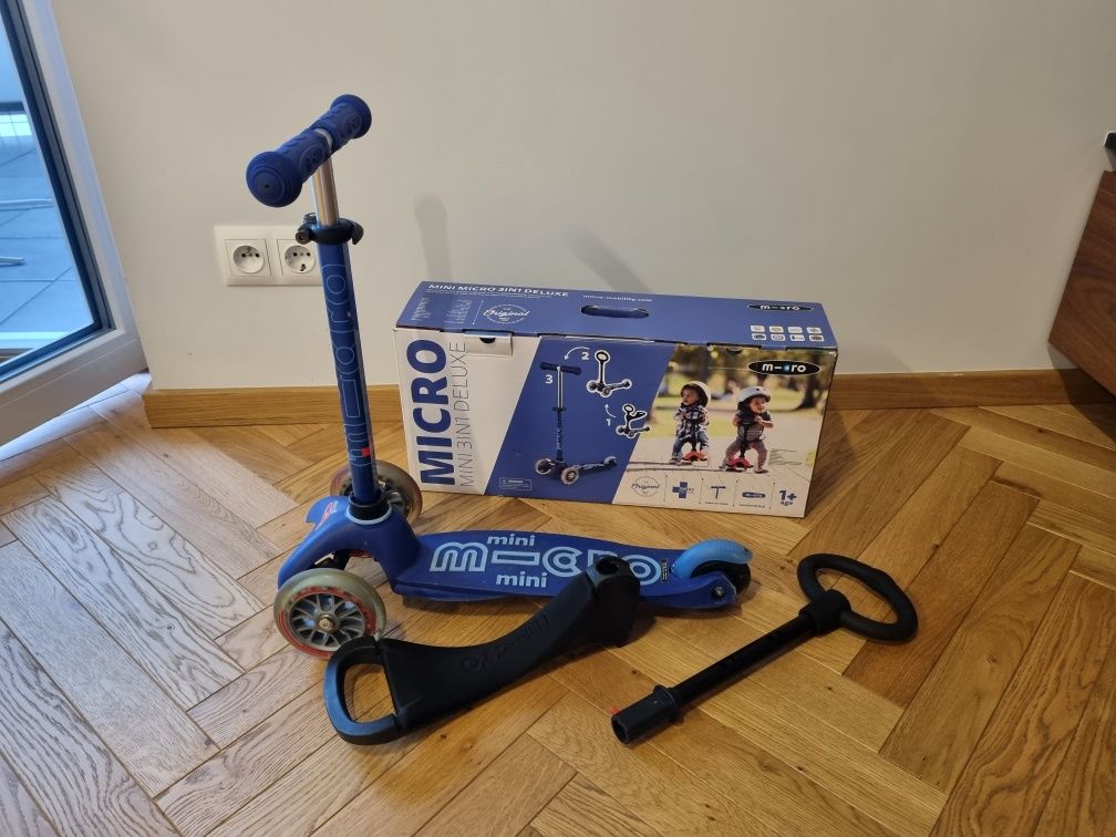 Micro Mini 3in1 Deluxe 3 w 1 hulajnoga