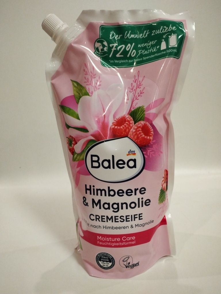 Balea uzupełniacz do mydła z pompką malina z magnolią 850 ml