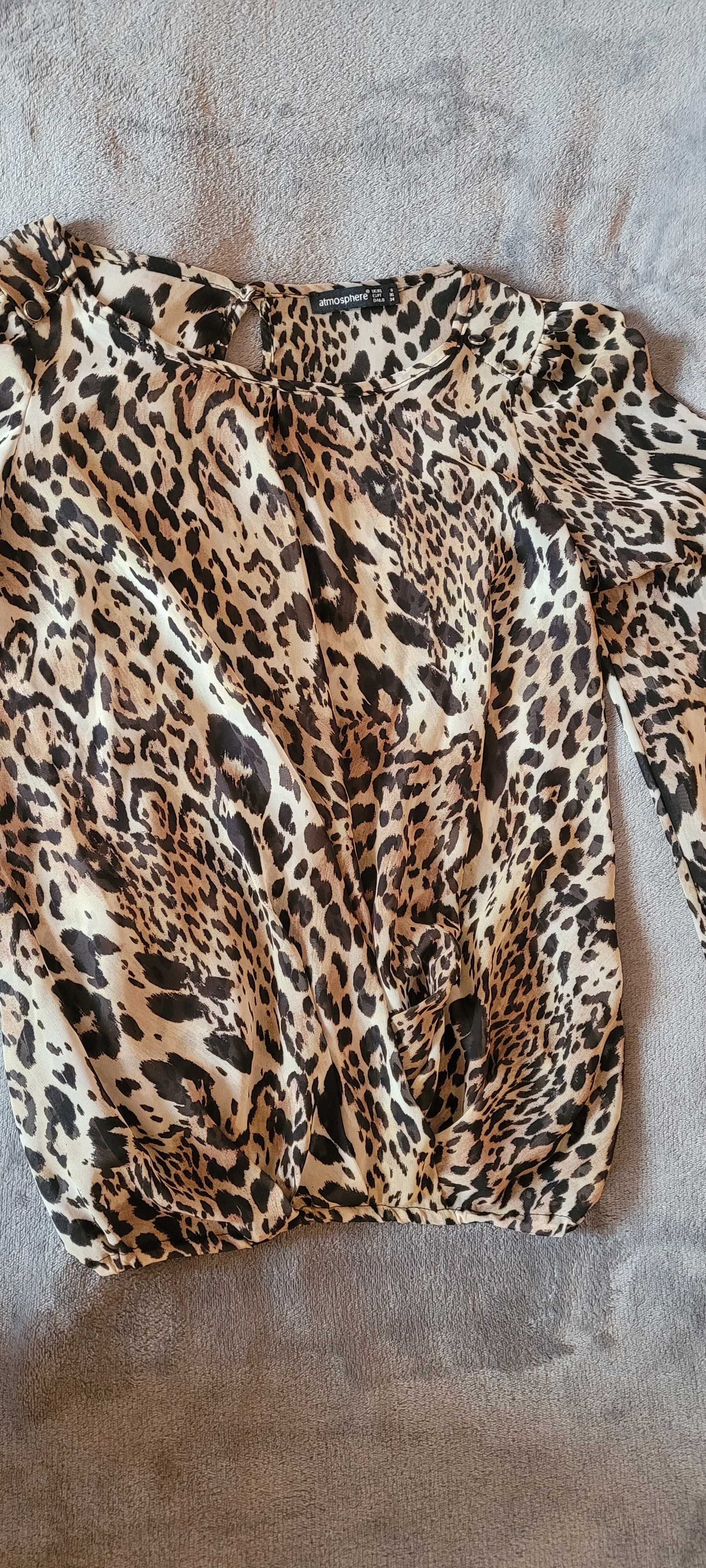 Продам женскую блузку,  размер S, леопардовый принт, Atmosphere