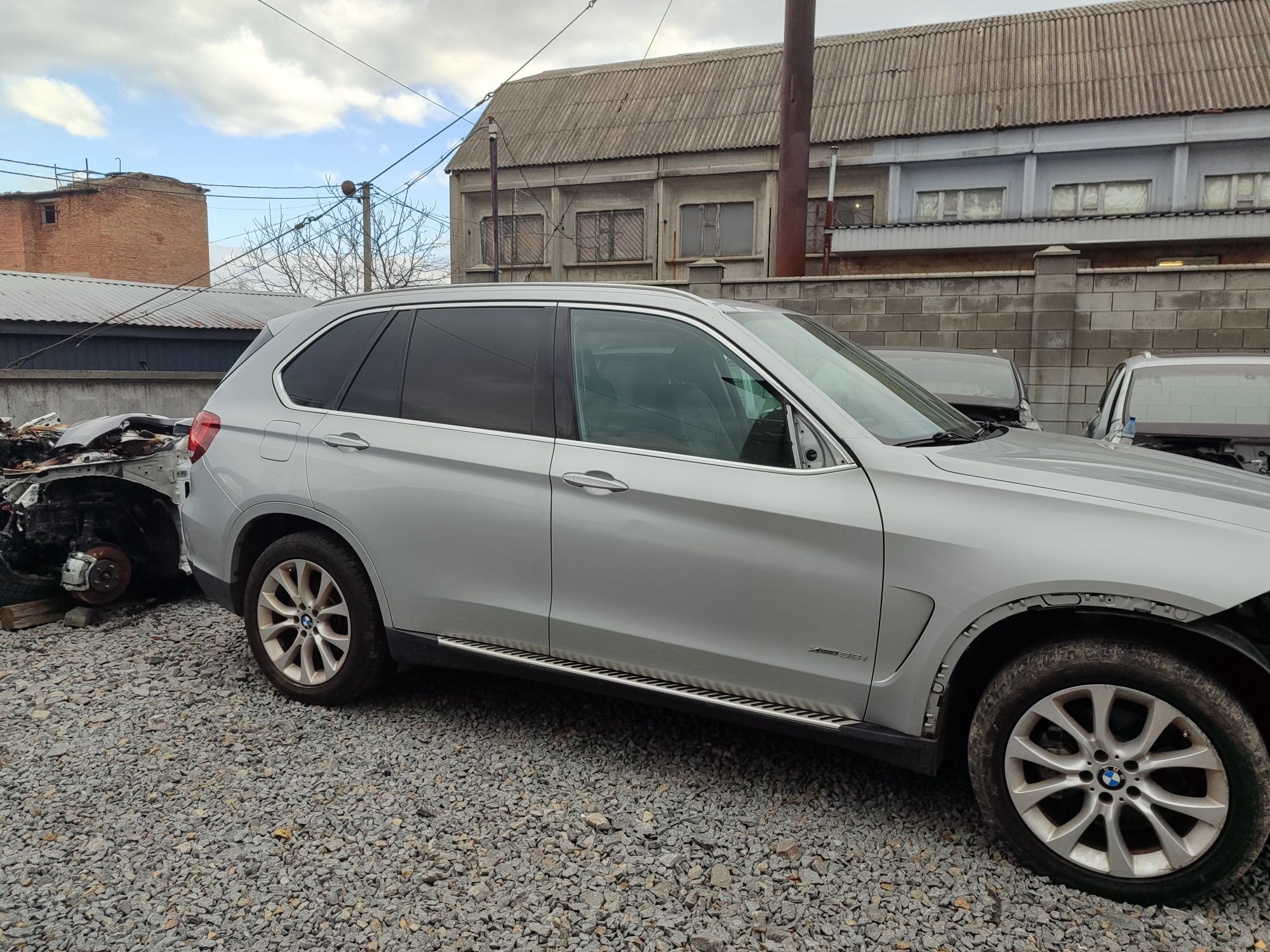 Пороги Алюминиевые BMW X5 F15 Порогі Алюмінієві БМВ Х5 Ф15 Подножки