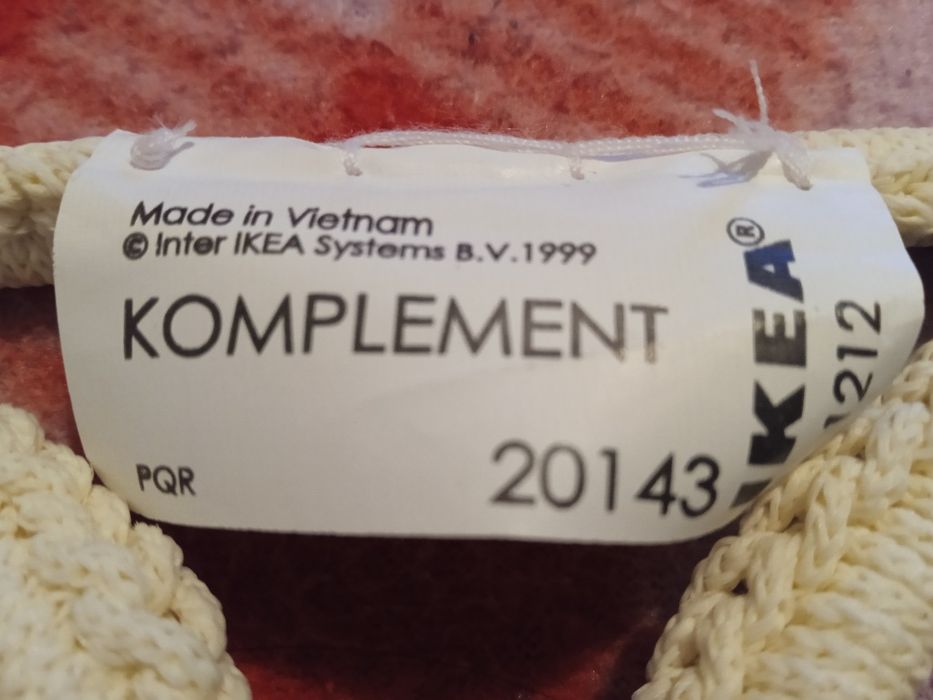 Komplement, Wieszak wielofunkcyjny, na paski, szaliki, chusty itd. IKE