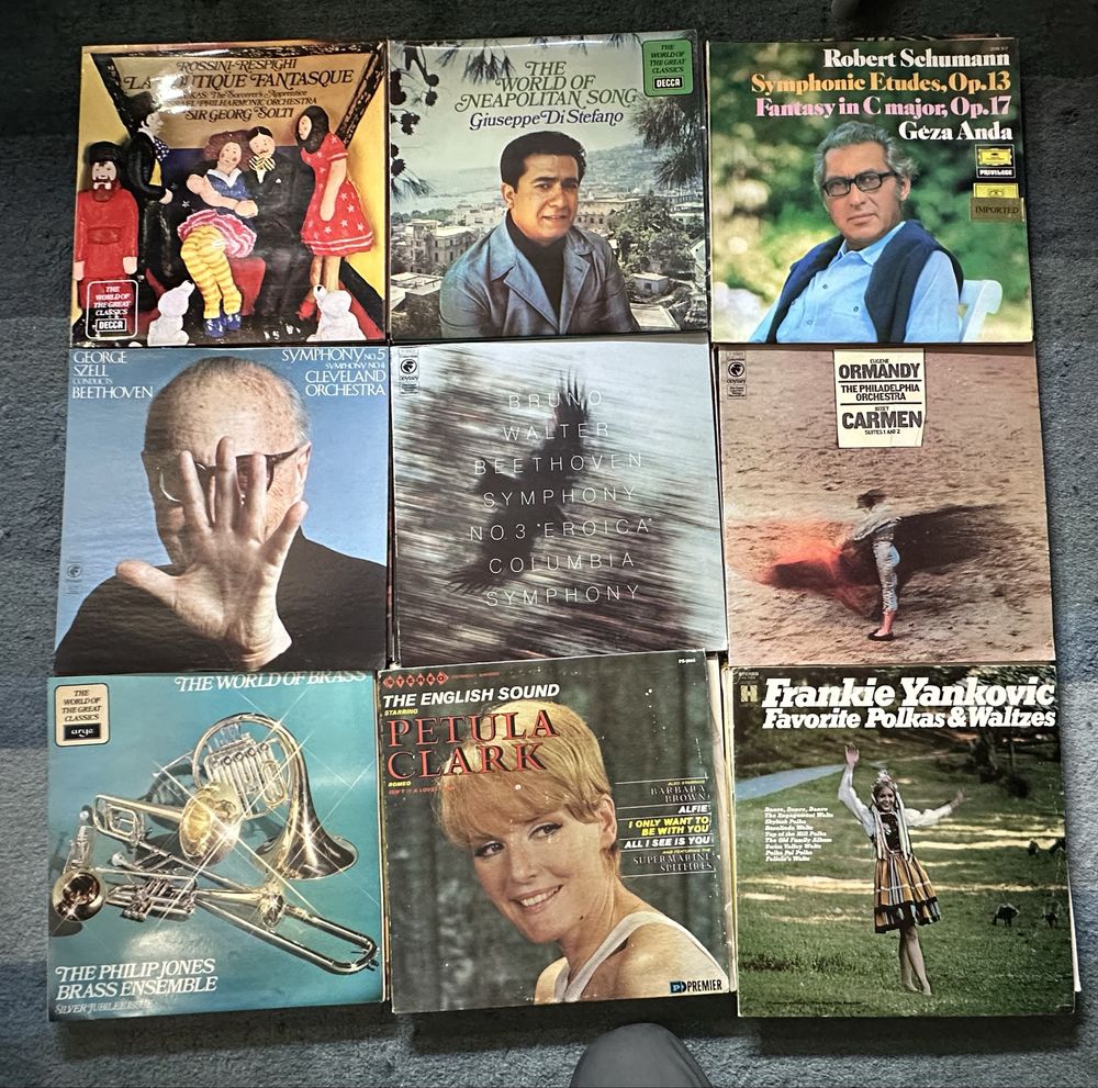 Lote 03 - 72 discos de vinil, Lp's - Musica Clássica