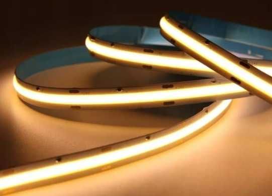 Taśma LED COB 320 12V 10W/m 4000K Neutralna IP20 - ciągłe światło