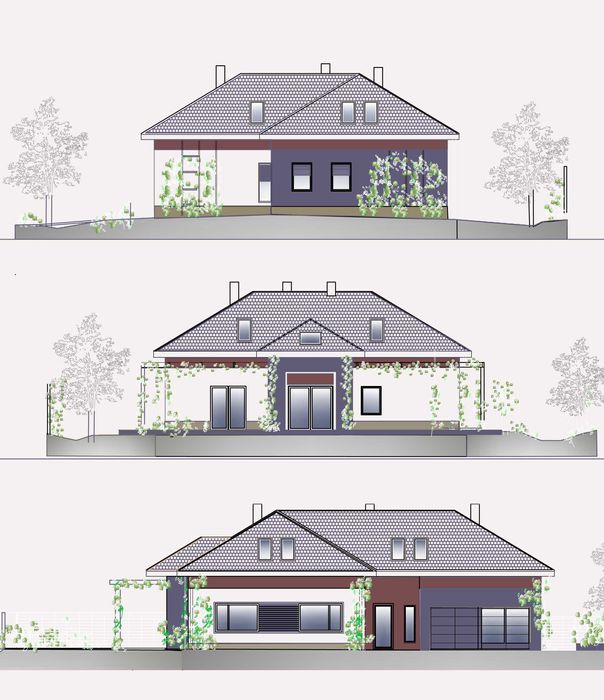 Dom architekta wygodny o pieknych przestrzeniach