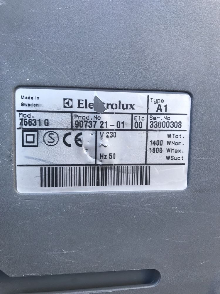 Пилосос порохотяг electrolux електролюкс 1600w