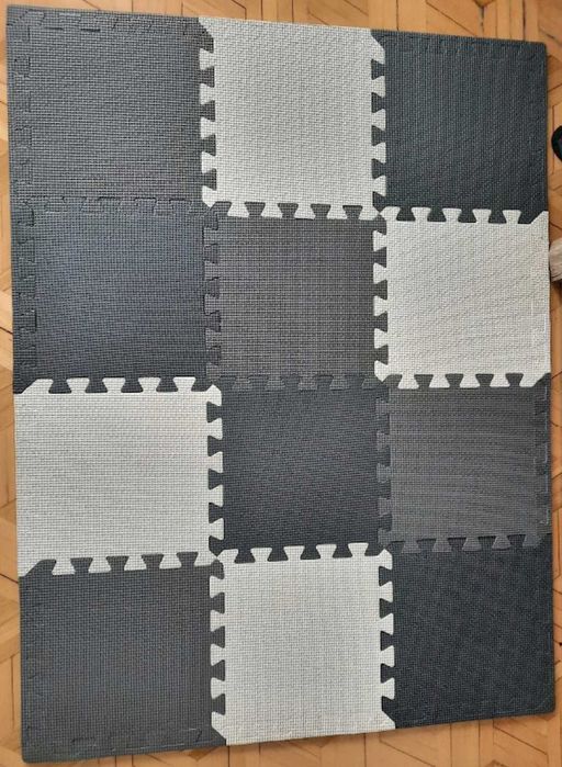 2w1 Zestaw XXL Mocna XXL Mata Edukacyjna Piankowa + GRATIS Puzzle Mata