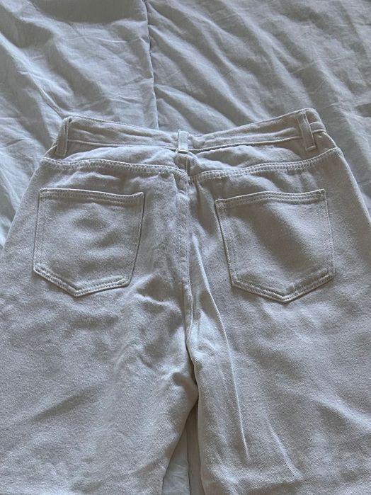 Calças de ganga branca