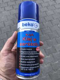 Klej w aerozolu firmy Beko teflonem