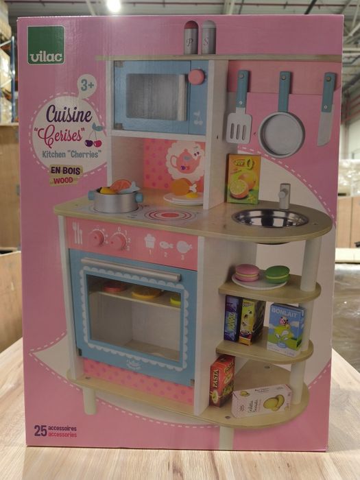 VILAC drewniana kuchnia z akcesoriami 3+