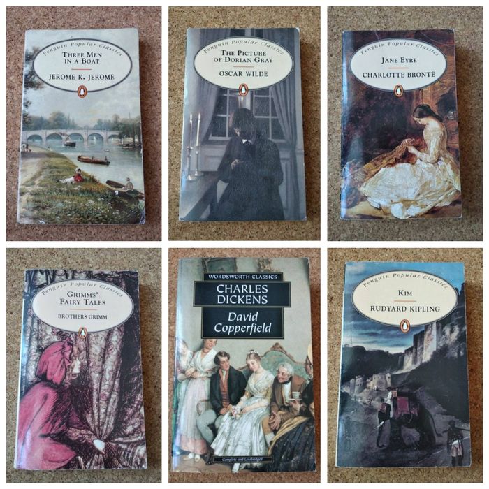 Мировая классика, книги на английском, набор 6 шт