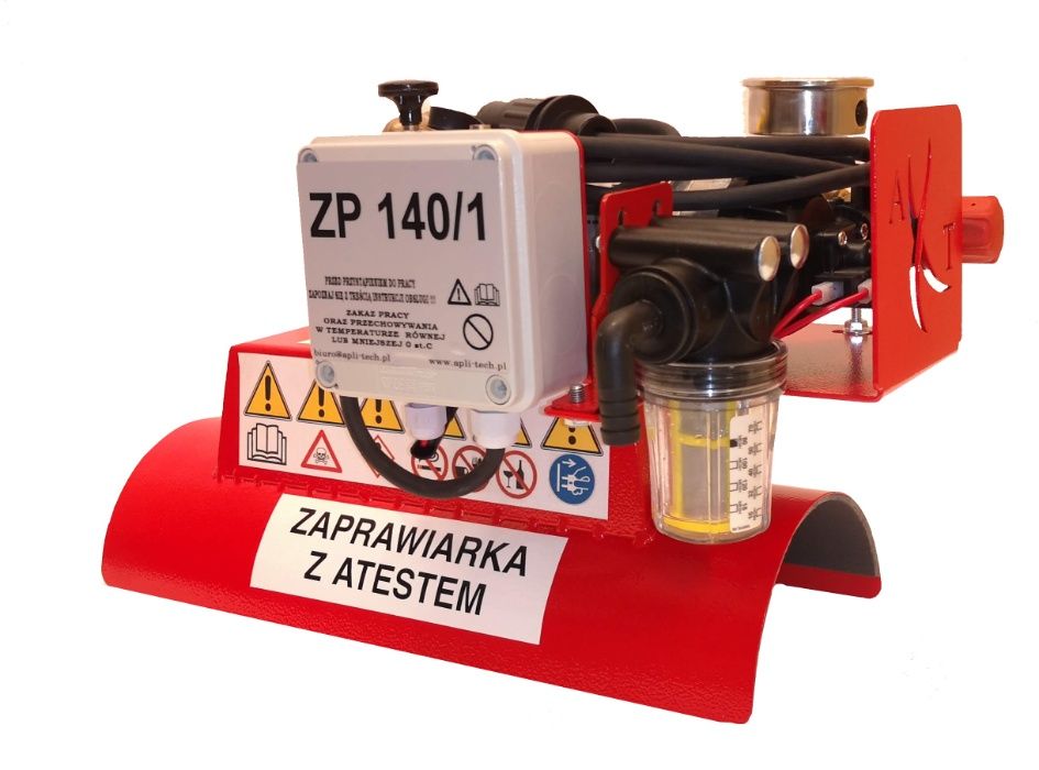 Zaprawiarka do zboża nasion na przenośnik ślimakowy ZP140/1 ATEST