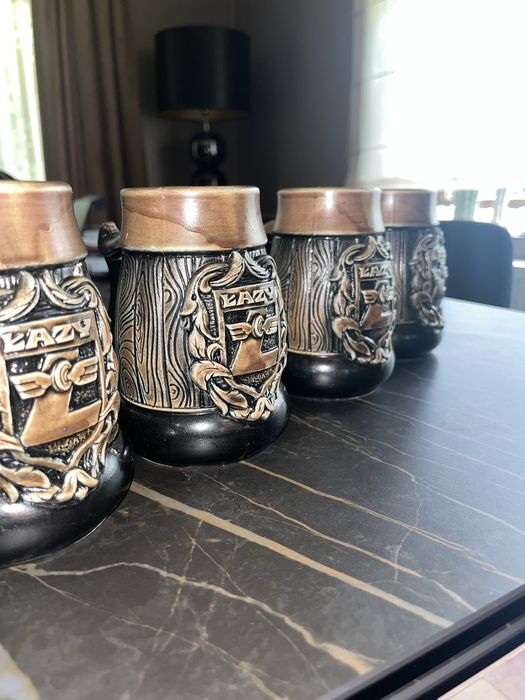 Kufel ceramiczny “ ŁAZY ” - unikalny, ręcznie zdobiony
