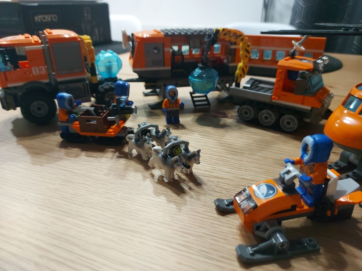 Lego Arktyka - duży zestaw 60032, 60034, 60033, 60035