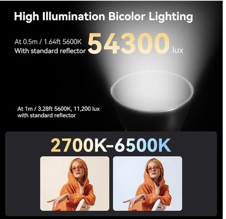 Lampa LED SmallRig 4376 RC 60B COB LED Video Light