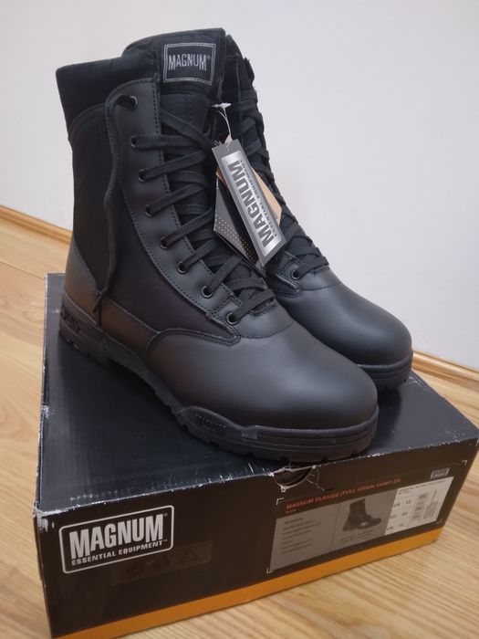 Obuwie Buty taktyczne Magnum Classic Black Full Grain 45