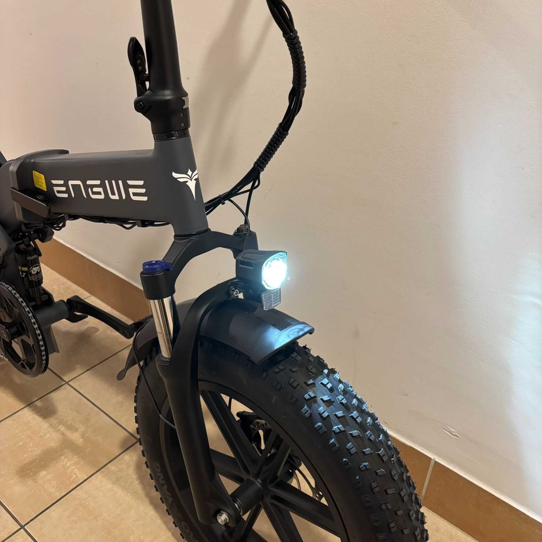 Rower Elektryczny FAT BIKE ENGWE X20 1000W 22.2Ah DWIE BATERIE