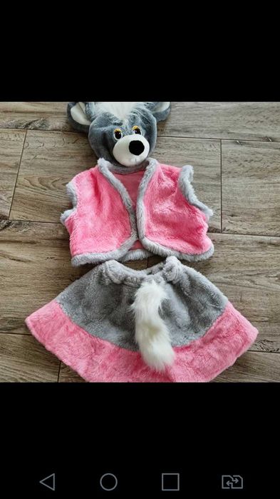 Stroj przebranie Myszka roz.4-6 lat