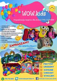 Organiza imprez dla dzieci, dmuchańce, mobilny plac zabaw