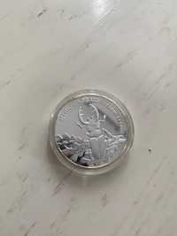 Moneta srebrna jelonek rogacz