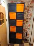 Regał IKEA Kallax 2x4 / 4x2 ciemnobrązowy ciemny brąz, prawie czarny