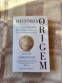 Livro História da Origem de David Christian