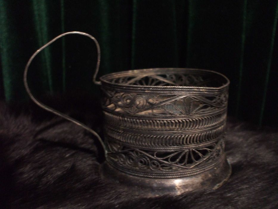 Мельхиоровые подстаканники. 1960-1970 гг. Киев.