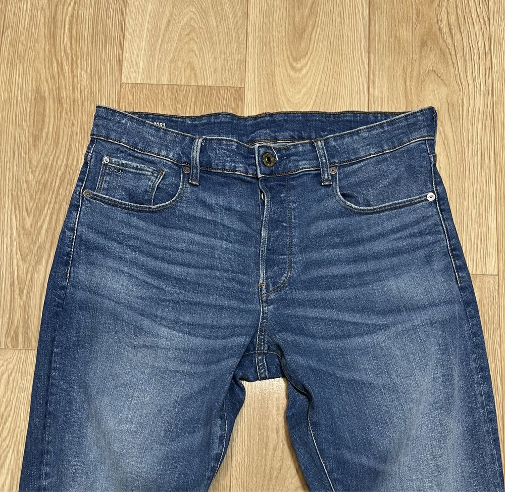 Джинси G-Star RAW 3301 Straight Tapered W34 брюки штани