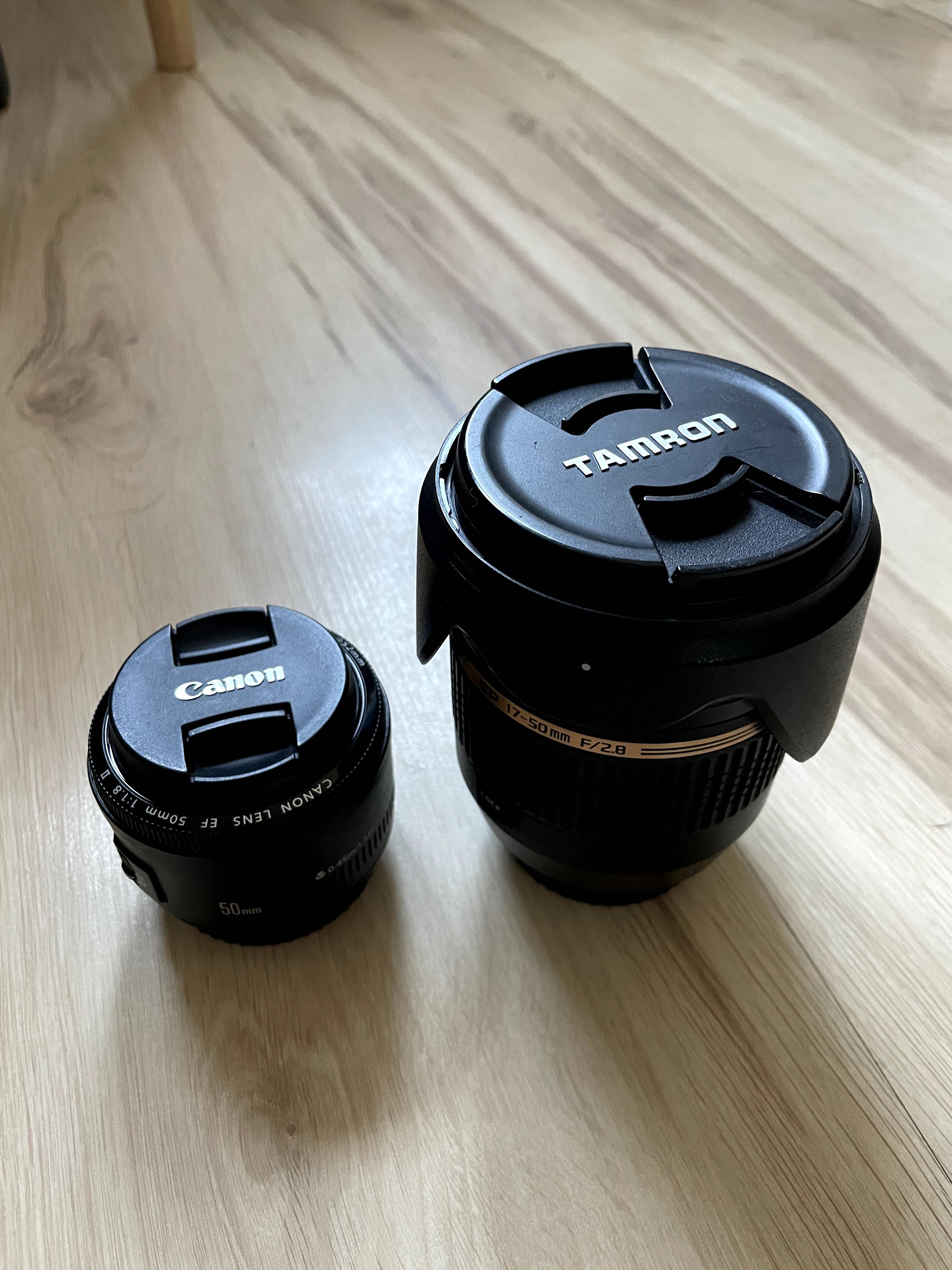 Canon 60D + Tamron SP 17-50 f/2.8 + Canon 50 f/1.8 + statyw Camrock