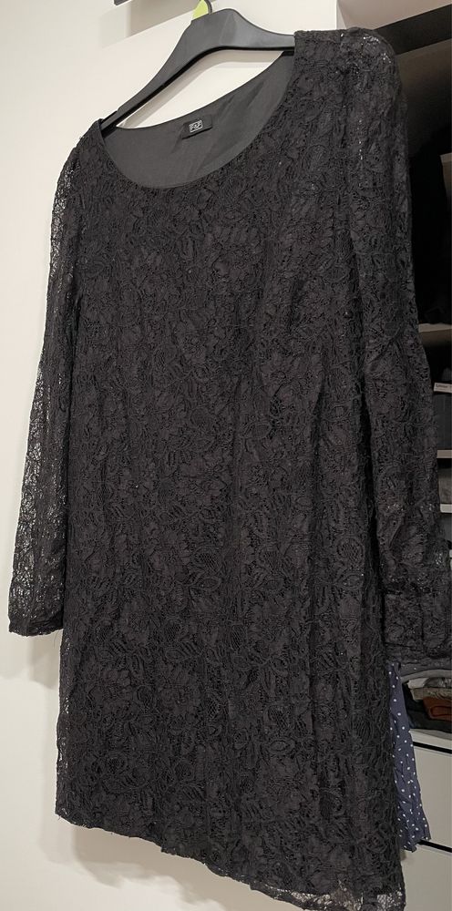 Elegancka koronkowa tunika/sukienka mini
